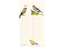 Lade das Bild in den Galerie-Viewer, Kalender März mit Finken