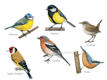 Load image into Gallery viewer, Ausschnitt Vögel obere Hälfte