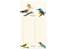 Lade das Bild in den Galerie-Viewer, Kalender August mit den buntesten heimischen Vögeln 
