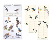 Lade das Bild in den Galerie-Viewer, Geburtstagskalender mit Illustrationen von heimischen  Vögeln
