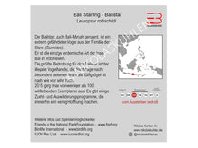 Load image into Gallery viewer, Informationskarte Bali Star deutsch
